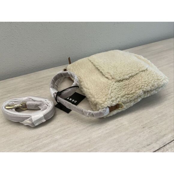 DKNY Women’s The Optimist Small Sherpa Bag Crossbody Purse - Picture 6 of 11